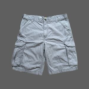 Carhartt Shorts Men's 36 Cargo Workwear Utility Force Relaxed 100% Cotton GUC